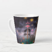 Tasse Latte Fleurs du Soir (Angle gauche)