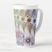 Tasse Latte Fleurs Ferns'N Abstraites (Angle droit)