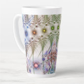 Tasse Latte Fleurs Ferns'N Abstraites (Angle gauche)
