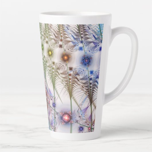 Tasse Latte Fleurs Ferns'N Abstraites (Droite)