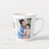 Tasse Latte Fleurs florales Fête des mères Granma Cadeau Combo (Droite)