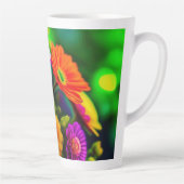 Tasse Latte Fleurs partout (Droite)