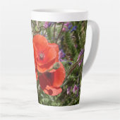 TASSE LATTE FLEURS POPPY (Angle droit)