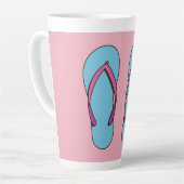 Tasse Latte Flip Flops de plage (Angle gauche)