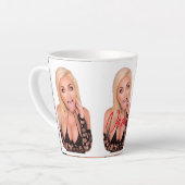 Tasse Latte Flirty blonde Thunder_Cove (Angle gauche)