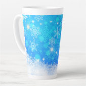 Tasse Latte Flocon de neige (Angle gauche)