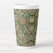 Tasse Latte Floraison Celtique (Devant)