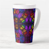 Tasse Latte Floraison électrique (Angle droit)