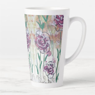 Tasse Latte Floral