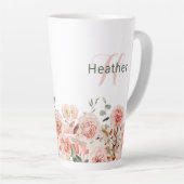 Tasse Latte Floral (Angle droit)