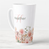Tasse Latte Floral (Angle gauche)