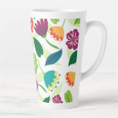 Tasse Latte Floral (Droite)