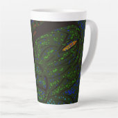 Tasse Latte Floral Sea Monster (Angle droit)