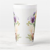 Tasse Latte Floraux multicolores #8 (Devant)