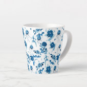 Tasse Latte Flore Latte Mug-Blue (Angle droit)