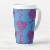 Tasse Latte Flore ordinaire (Angle droit)
