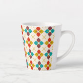 Tasse Latte Flore rétro (Droite)