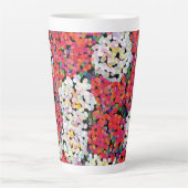 Tasse Latte Flores de cristal rouge (Devant)