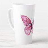 Tasse Latte Flower Butterfly (Angle gauche)