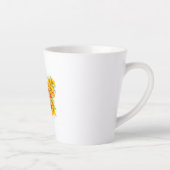 Tasse Latte Flower Butterfly with Yellow California Poppy (Droite)