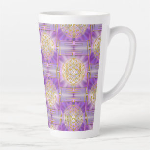 Tasse Latte FLOWER OF LIFE - Yantra seamless