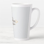 Tasse Latte Fluent in Meows & Purrs Funny Cat Lover Gift (Droite)
