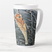 Tasse Latte Flux d'hiver (Angle droit)