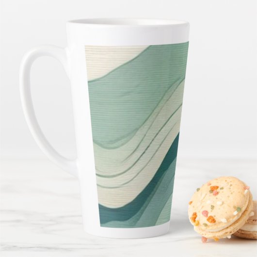 Tasse Latte Flux Fantaisiste (En situation)
