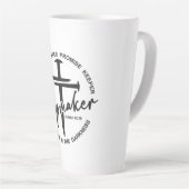 Tasse Latte Foi du faiseur de route (Angle droit)