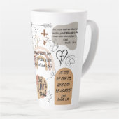 Tasse Latte Foi et espoir (Angle droit)