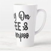 Tasse Latte Fonctionne au café et au shampoing sec (Droite)