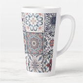 Tasse Latte Fond d'écran Backsplashes / Talavera inspiré tuile (Droite)