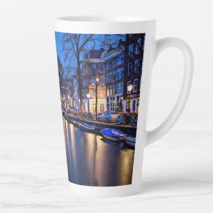 Tasse Latte Fond d'écran de nuit Amsterdam-67657