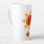 Tasse Latte Football crâne (Angle gauche)
