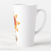 Tasse Latte Football crâne (Droite)