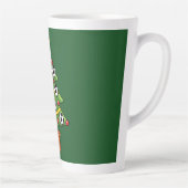 Tasse Latte Football Football Arbre de Noël (Droite)