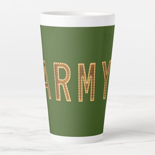 Tasse Latte Force de l'armée (Devant)