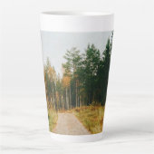 Tasse Latte Forêt automnale suédoise (Devant)