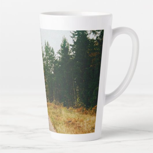Tasse Latte Forêt automnale suédoise (Droite)