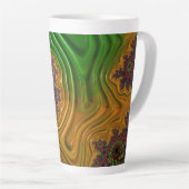 Tasse Latte Forêt fractale (Angle droit)