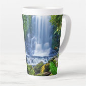 Tasse Latte Forêt tropicale incroyable & Animaux (Angle droit)