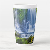 Tasse Latte Forêt tropicale incroyable & Animaux (Devant)