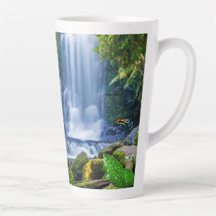 Tasse Latte Forêt tropicale incroyable & Animaux
