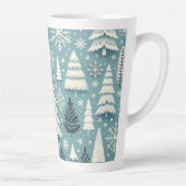 Tasse Latte Forêt Whimsy d'hiver (Droite)