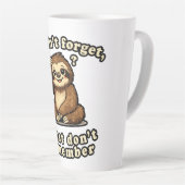 Tasse Latte Forget or Remember (Angle droit)
