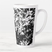 Formation de glace Abstraite noire et blanche