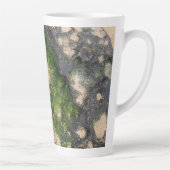 Tasse Latte Formation rocheuse de grès avec de la mousse vert (Droite)