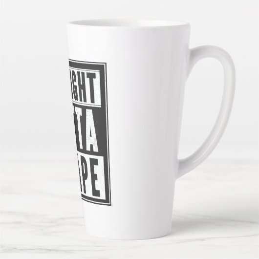 Tasse Latte Forme extérieure droite (Droite)