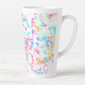Tasse Latte Formes géométriques Abstraites (Droite)