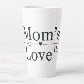 Tasse Latte Formule Amour de Maman (Devant)